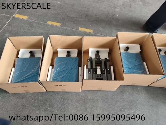 Escala de plataforma digital de aço carbono com indicador de pesagem