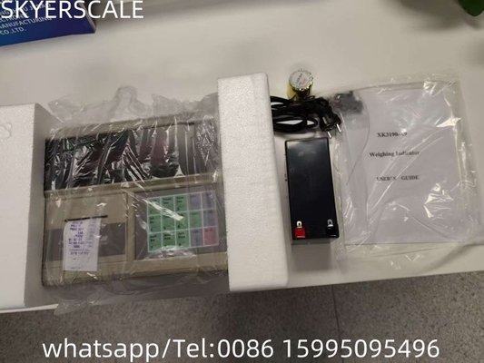 Indicador do aparelho de pesagem digital industrial Yaohua A9P com impressora integrada para balança de camião