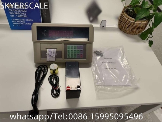 Indicador do aparelho de pesagem digital industrial Yaohua A9P com impressora integrada para balança de camião