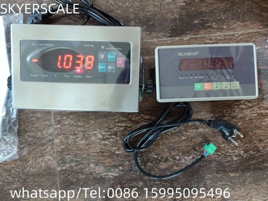 Yaohua Indicadores de Pesagem XK3190-A12ESS Indicador de Indicador de Display de Pesagem de Aço Inoxidável LED