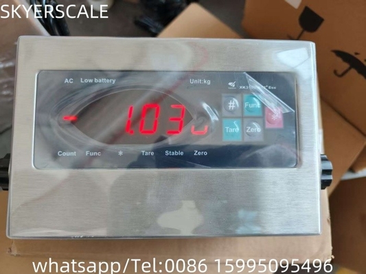 Yaohua Indicadores de Pesagem XK3190-A12ESS Indicador de Indicador de Display de Pesagem de Aço Inoxidável LED
