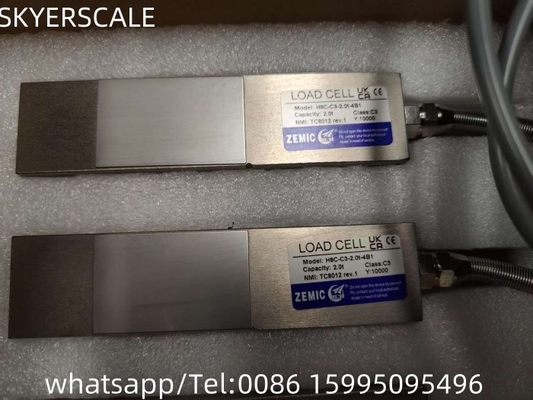 2 toneladas OIML Celas de carga Amplificador Zemic H8C Sensor de pesagem para piso Pesagem Escala de plataforma Escala de peso