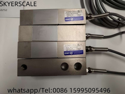2 toneladas OIML Celas de carga Amplificador Zemic H8C Sensor de pesagem para piso Pesagem Escala de plataforma Escala de peso