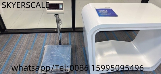 Escala de banco de plataforma 400x500mm 300kg Com indicador de pesagem XK3190-T7+E