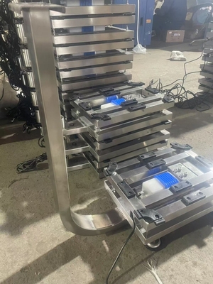 Balanças eletrónicas de aço inoxidável de 500 kg