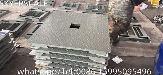500 kg Balança de piso de plataforma para triagem de resíduos