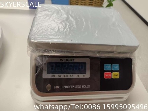 Escala de aço inoxidável D6 Escala de peso à prova d'água IP68 Pesagem Escala digital à prova d'água