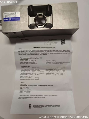 ZEMIC aço inoxidável BM6G célula de carga sensor de ponto único OIML transdutor de força para balança de banco de pesagem eletrônica