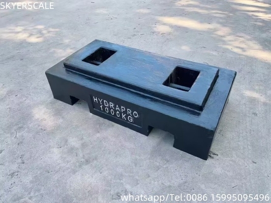 1000 kg Peso de ensaio Contrapesos de ferro fundido Massas de ensaio para guindaste