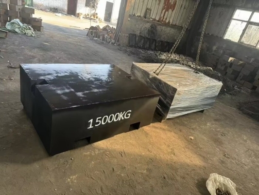 15000kg Placa de pesagem de ferro fundido resistente à corrosão para instrumentos de medição e medição de grande escala