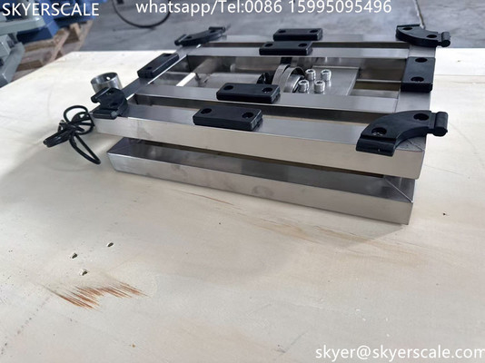 SKYERSCALE 30x40cm Escala de plataforma 60kg 304 Plataforma de aço inoxidável Escala de banco industrial