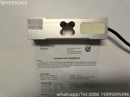 Sensor de célula de carga da marca Zemic L6E-300kg para balanças de banco de 30x40cm -200kg