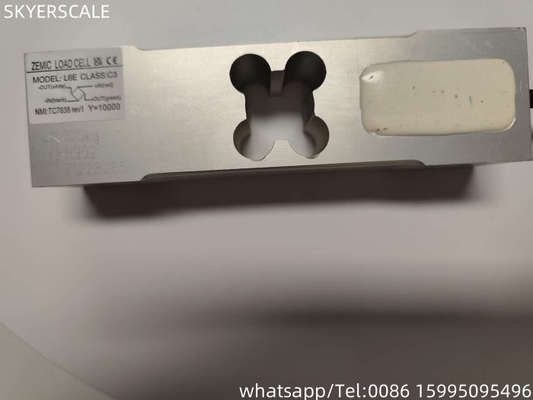 Sensor de célula de carga da marca Zemic L6E-100kg para balanças de plataforma de banco de 30x30cm -50kg