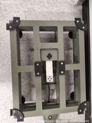 Plataforma de classe industrial de aço de carbono, banco de balança 500 kg com placa de cobertura de aço inoxidável, fábrica, exportação direta