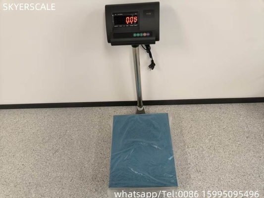 Plataforma de classe industrial de aço de carbono, banco de balança 500 kg com placa de cobertura de aço inoxidável, fábrica, exportação direta