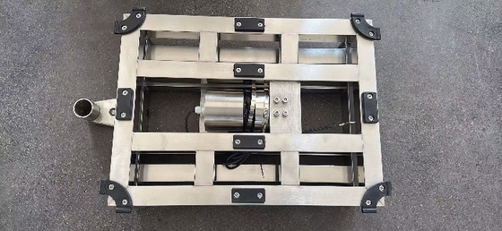Escala de banco impermeável de aço inoxidável 304 30x40cm 100kg com. Zemic L6E3 Load Cell