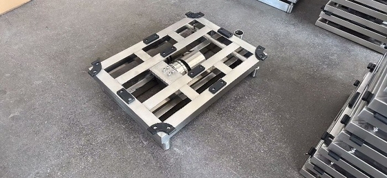 Escala de banco impermeável de aço inoxidável 304 30x40cm 100kg com. Zemic L6E3 Load Cell