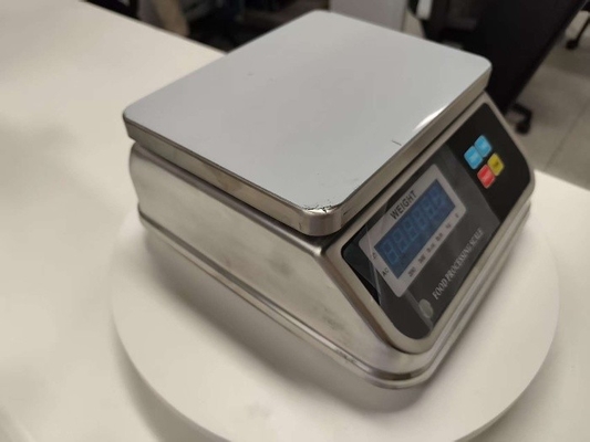 15 kg de aço inoxidável digital à prova d'água Escala de peso eletrônica IP68