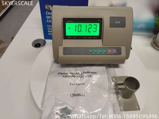 XK3190-A12 Indicador LCD de peso para balanças digitais de plataforma de pesagem
