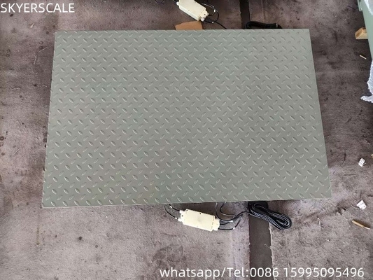 Aço leve 0,8mx1,2m Plataforma 3Ton Pesagem pesada Balança industrial Balança de piso