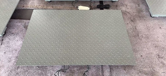 Balanças de plataforma de 2 t de aço carbono 0,8 x 1,2 m