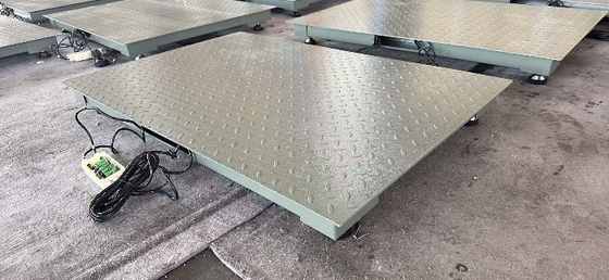 Balanças de plataforma de 2 t de aço carbono 0,8 x 1,2 m