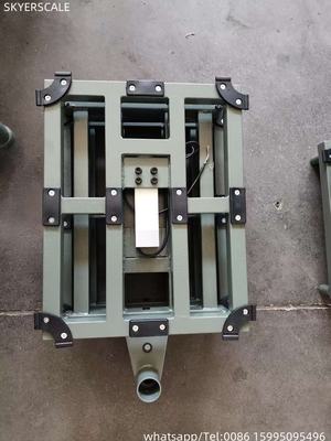 Plataforma compacta de aço leve de 300 kg com tela LED de grande peso