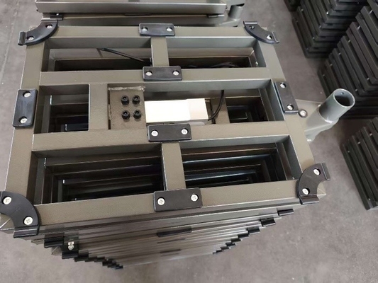 Plataforma compacta de aço leve de 300 kg com tela LED de grande peso