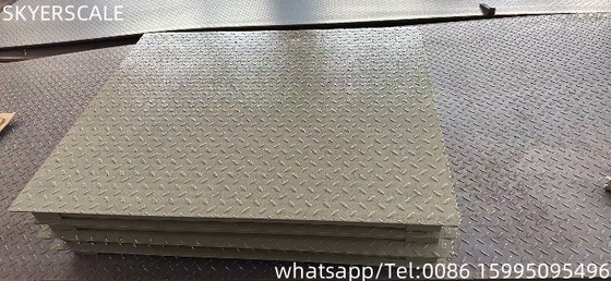 Balanças industriais para pisos 1,2x2m com carga nominal de 3000 kg e ecrã LED / LCD
