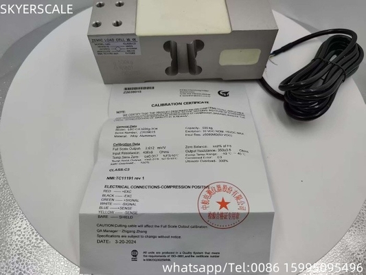 Zemic L6G 500kg Sensor de Pesagem Escala Eletrônica Escala de Embalagem