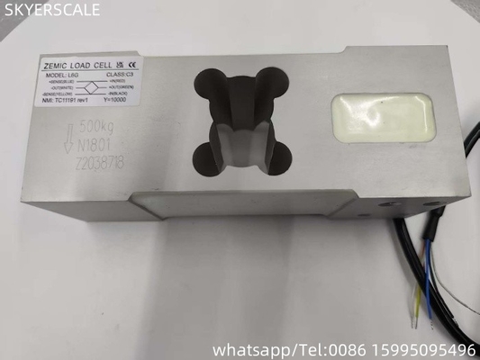 ZEMIC Sensor de célula de carga de alumínio IP65 de ponto único L6G 100 kg ~ 500 kg