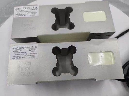 ZEMIC Sensor de célula de carga de alumínio IP65 de ponto único L6G 100 kg ~ 500 kg