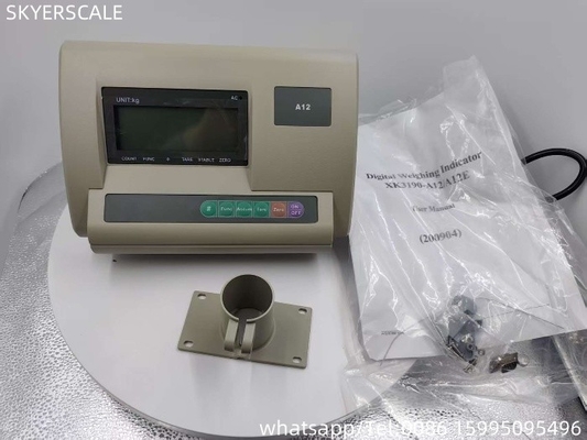 Indicador eletrónico de balança de banco XK3190 A12 Indicador LCD de pesagem