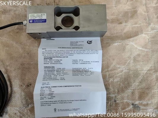 IP68 célula de carga à prova d'água aço inoxidável zemic BM6G 50kg 100kg 300kg 500kg Células de pesagem