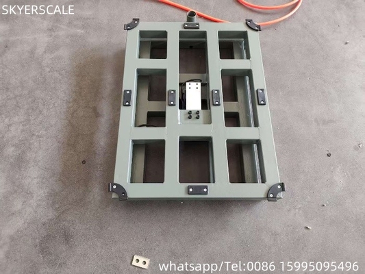 Escala de banco portátil de 60x60cm 300kg Pesar Escala de plataforma de aço carbono