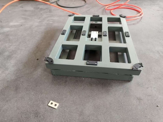 Escala de banco portátil de 60x60cm 300kg Pesar Escala de plataforma de aço carbono
