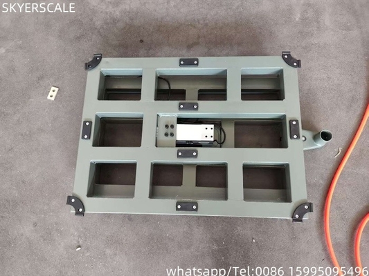 Aço carbono digital 50x50xm 500kg Escala de plataforma Escala de banco com indicador de pesagem A12E