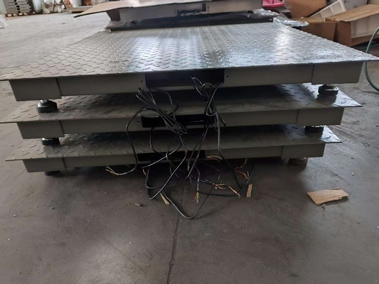 Balanças industriais de aço carbono 1.4x1.4m 5t Balança eletrônica de piso