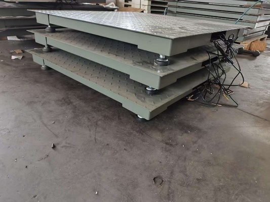 Balanças industriais de aço carbono 1.4x1.4m 5t Balança eletrônica de piso