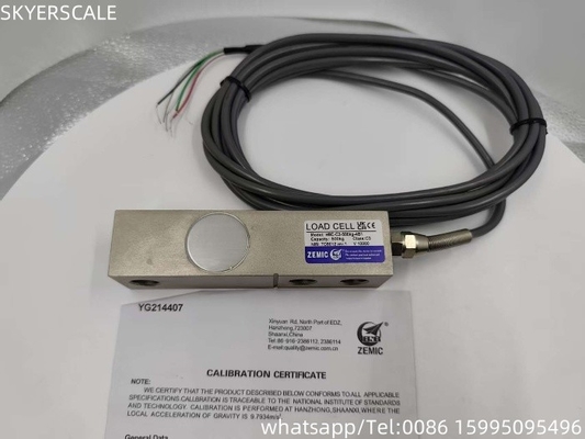 ZEMIC H8C Balanças de piso de 500 kg Classe C3 OIML Célula de carga de vigas de cisalhamento homologada