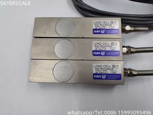 ZEMIC H8C Balanças de piso de 500 kg Classe C3 OIML Célula de carga de vigas de cisalhamento homologada