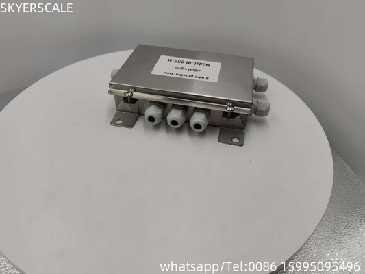 Aço inoxidável 8 Linha Ajustar sinal caixa de soma Conectar 8pcs Load Cell para pesas de caminhão