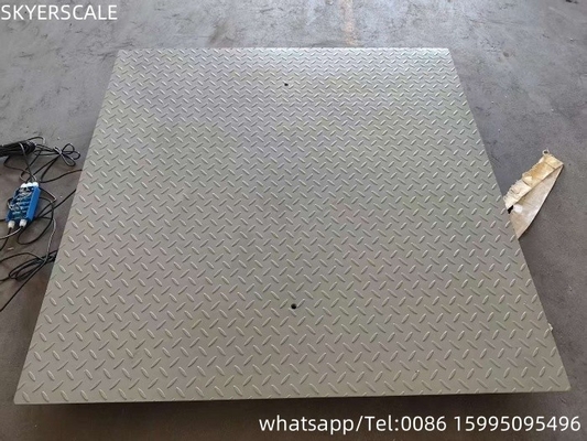 1.2x2m 3t Digital Industrial Plataforma de aço carbono Balanças de piso