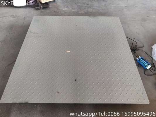 1.2x2m 3t Digital Industrial Plataforma de aço carbono Balanças de piso
