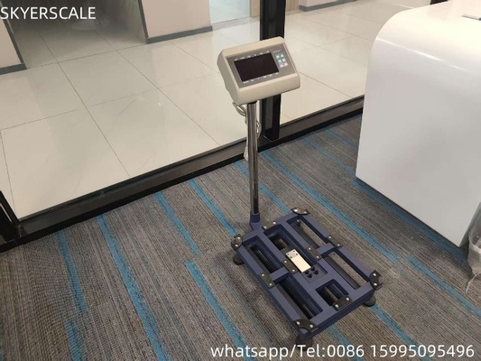 Aço carbono digital 45x60cm 300kg Escala de plataforma Escala de banco com indicador de pesagem T7+E