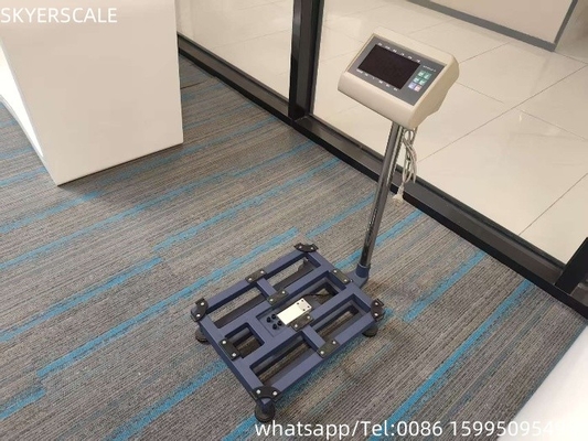 Aço carbono digital 45x60cm 300kg Escala de plataforma Escala de banco com indicador de pesagem T7+E