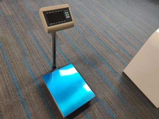 500 kg de aço carbono industrial pesagem balança de plataforma de banco de chão portátil com XK3190-T7+E display