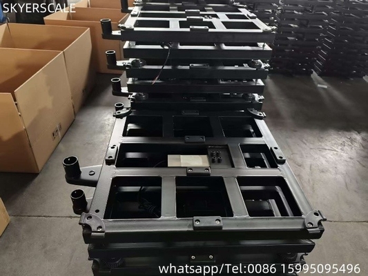 Aço leve 450x450mm 500kg Balança de banco de peso com Zemic L6G 600kg célula de carga