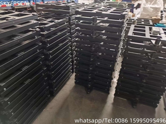 Aço leve 450x450mm 500kg Balança de banco de peso com Zemic L6G 600kg célula de carga