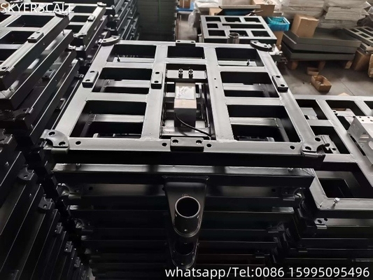 Aço leve 450x450mm 500kg Balança de banco de peso com Zemic L6G 600kg célula de carga